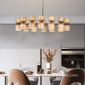 Living Room Bedroom Glass Led Chandelier Pendant Light